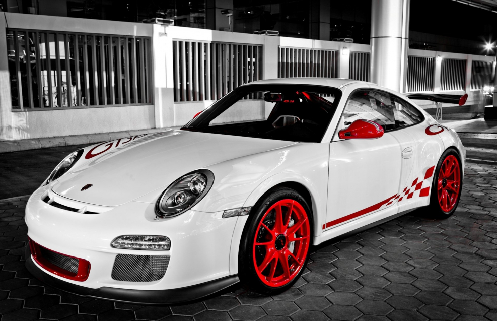Порше 911 gt3 белый