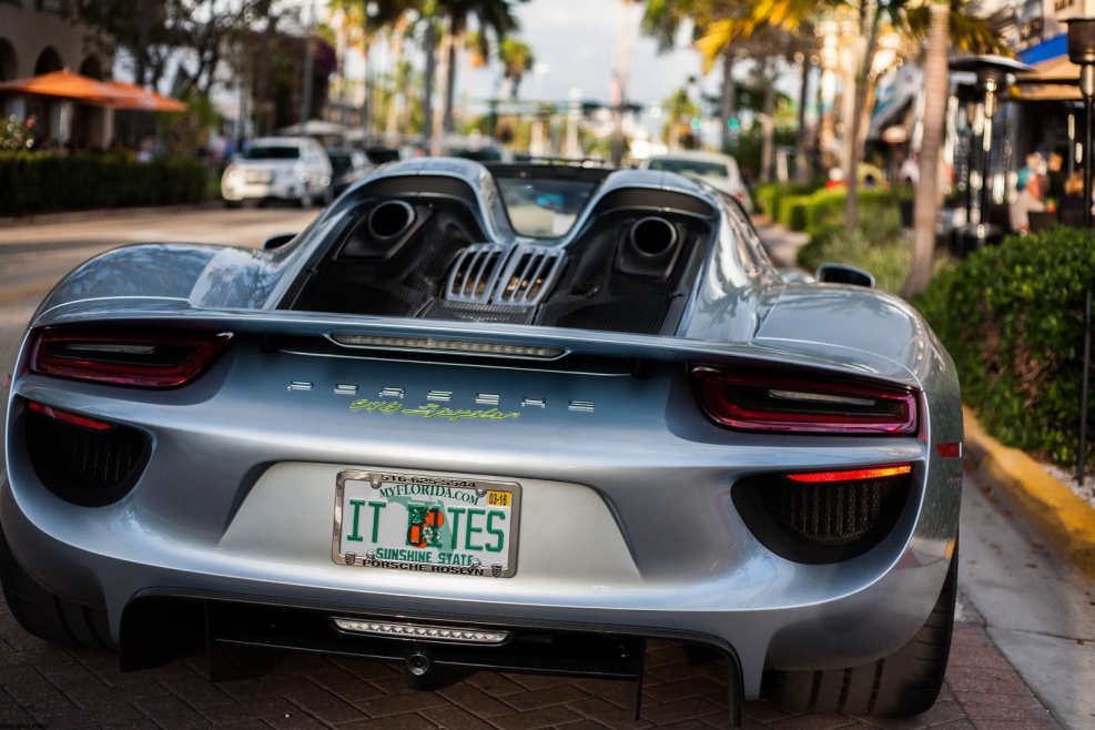 Porsche 918 Spyder в обвесах