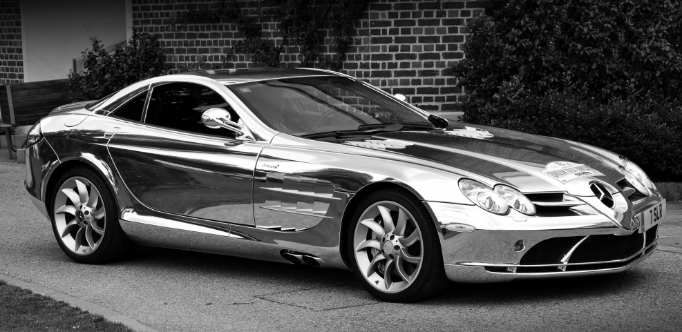 Мерседес SLR MCLAREN хром