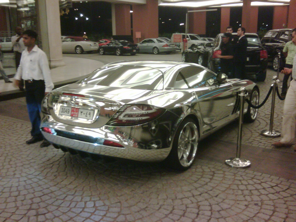 MCLAREN SLR хромированный