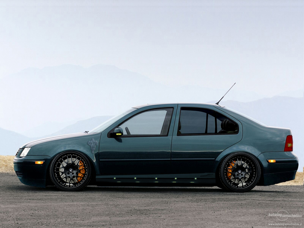 VW Bora stance Green