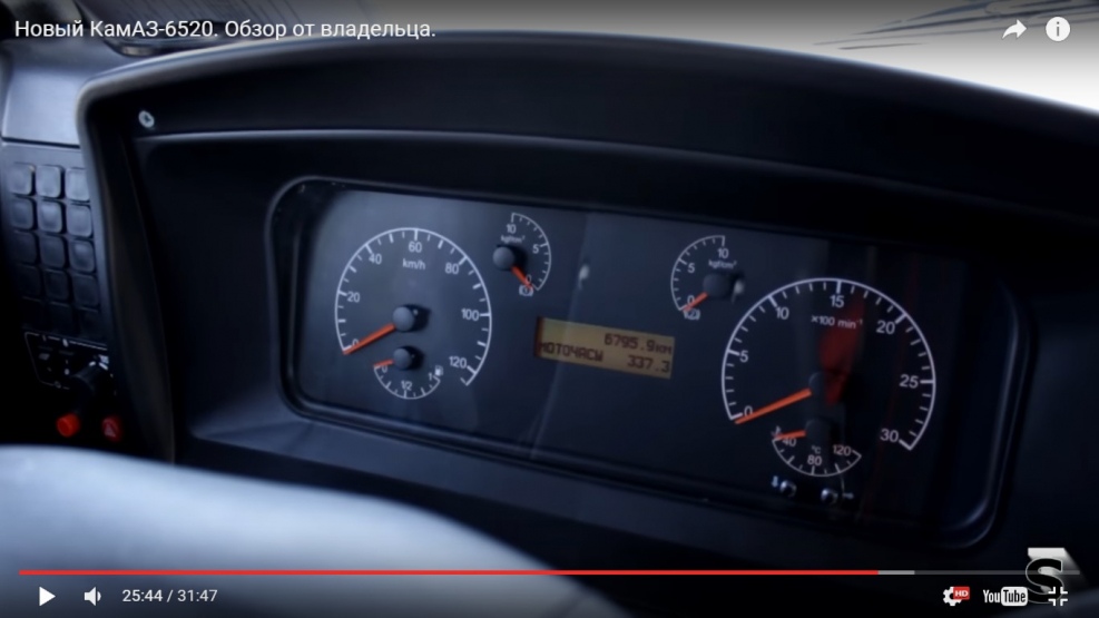 Панель управления КАМАЗ 4350