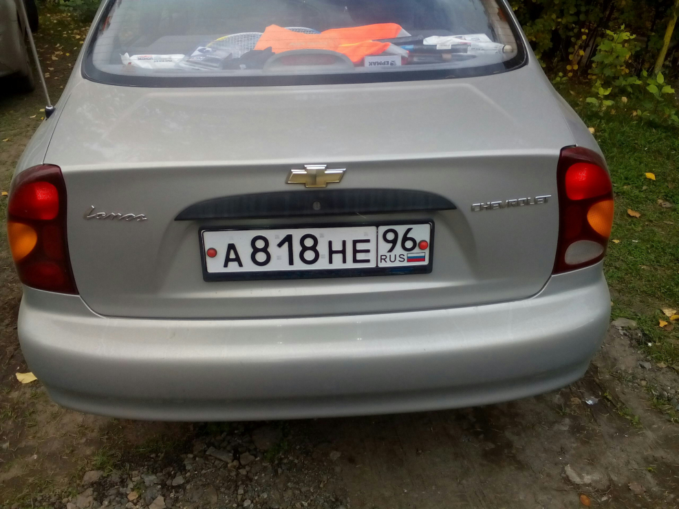 Шевроле Ланос 2007 багажник