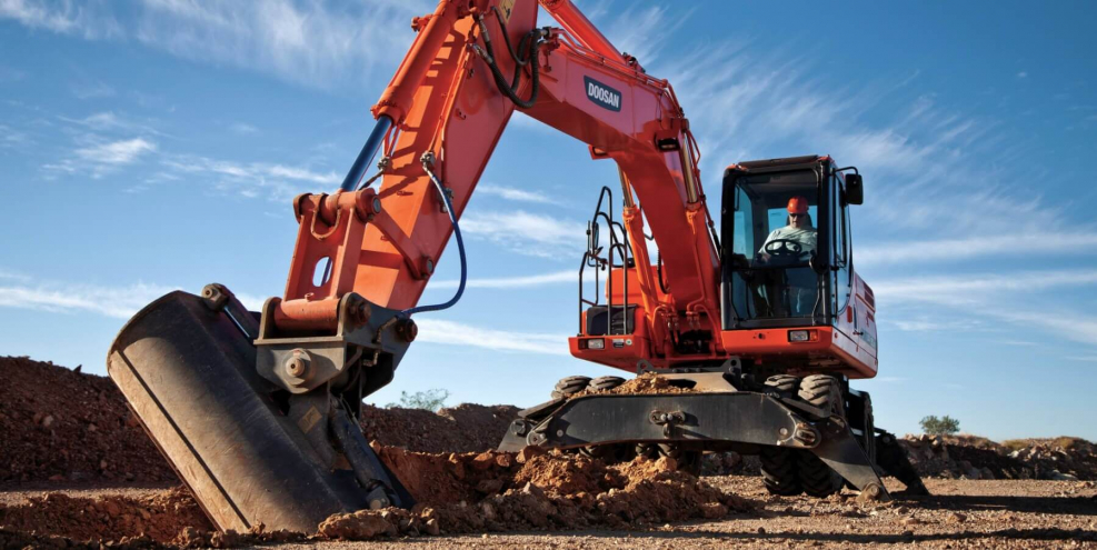 Экскаватор колесный Doosan dx190wa