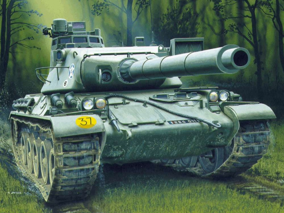 Французский танк АМХ 30/105 модель