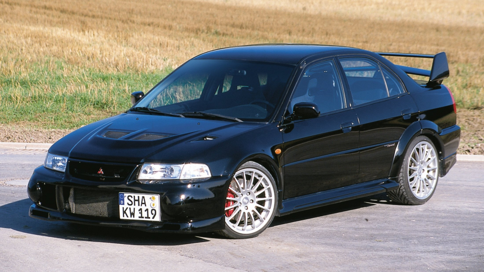 Mitsubishi Lancer Evolution 1999 черный