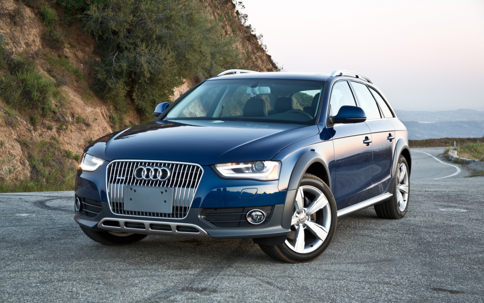 Ауди a6 Allroad quattro синяя