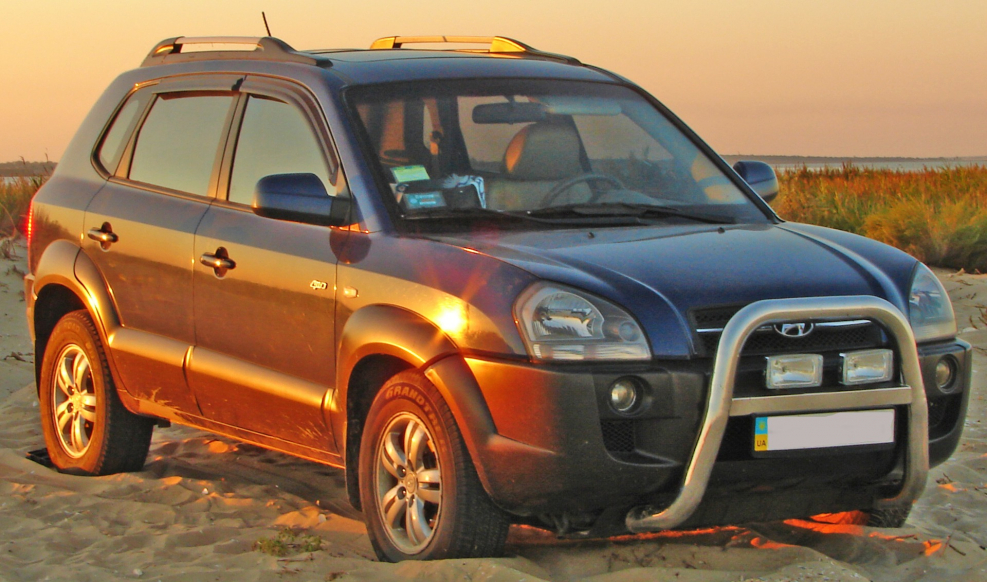Hyundai Tucson 2008 кенгурятник