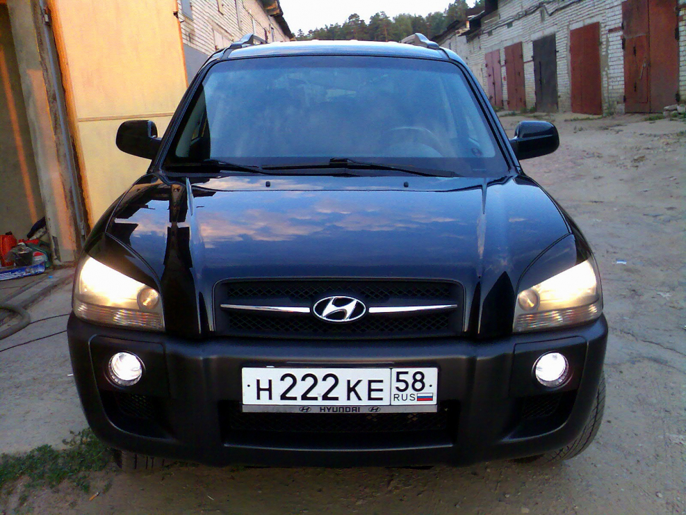 Реснички на Hyundai Tucson