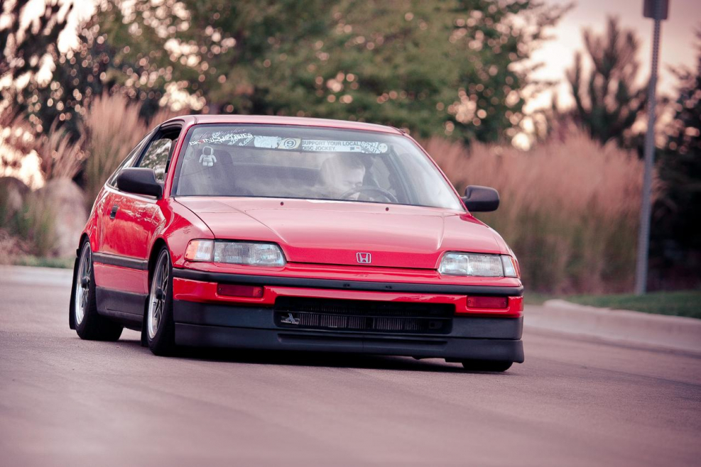 Red Honda CRX