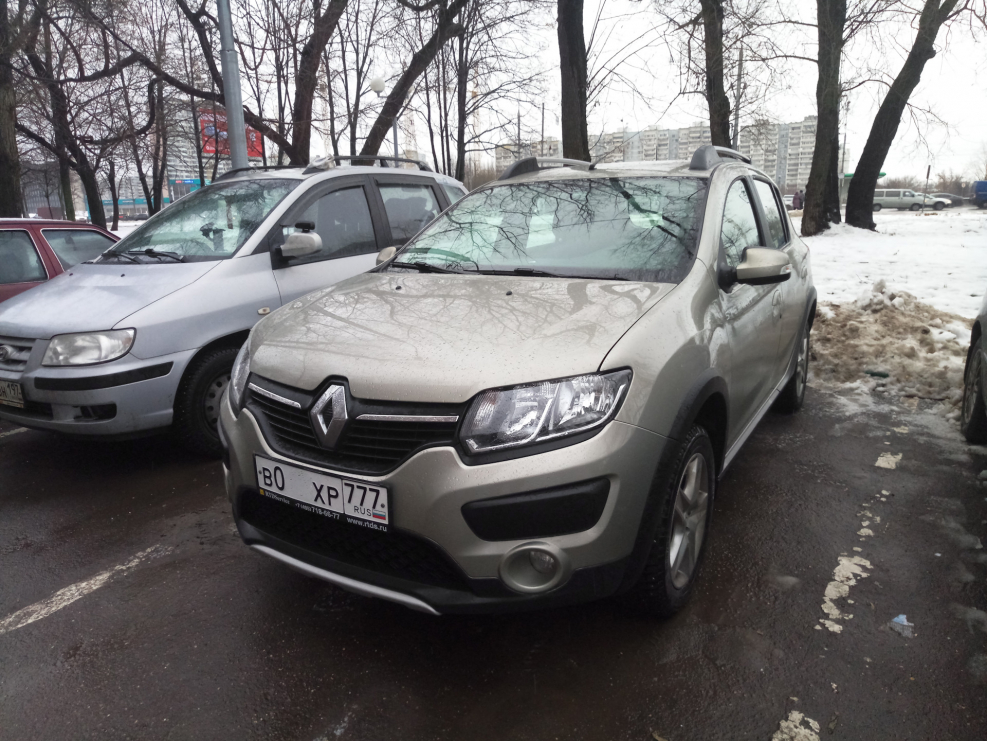 Renault Sandero Stepway светлый базальт