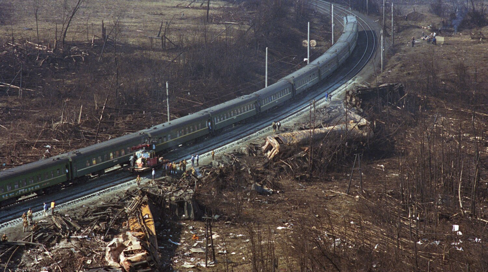 ЖД катастрофа под Уфой, 1989 год.