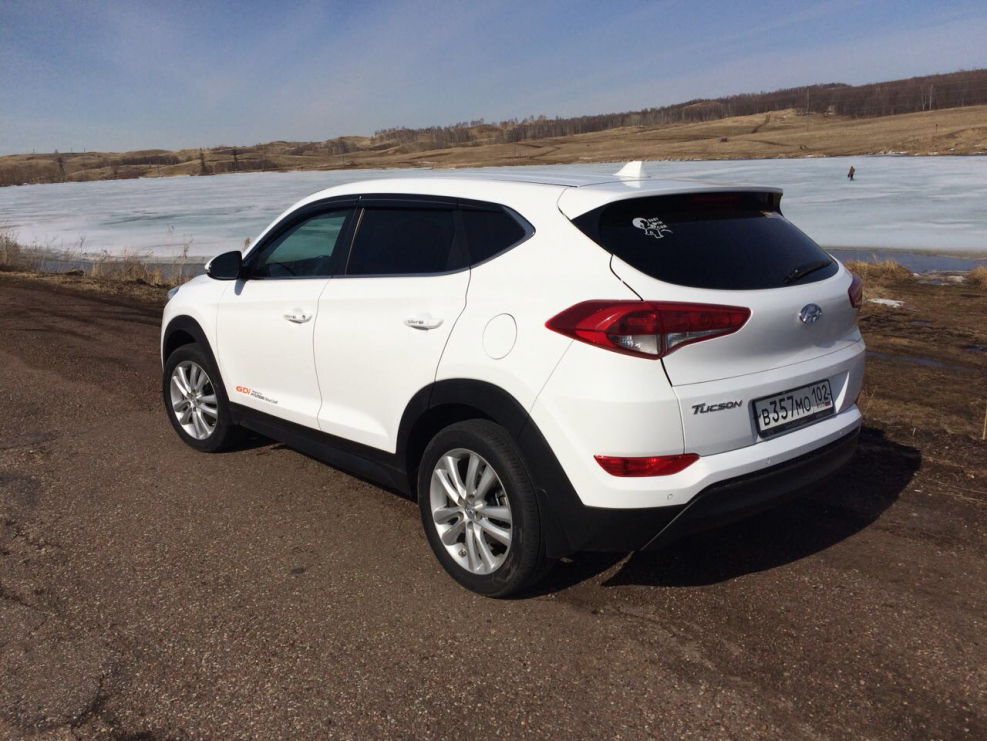 Hyundai Tucson белый 2017