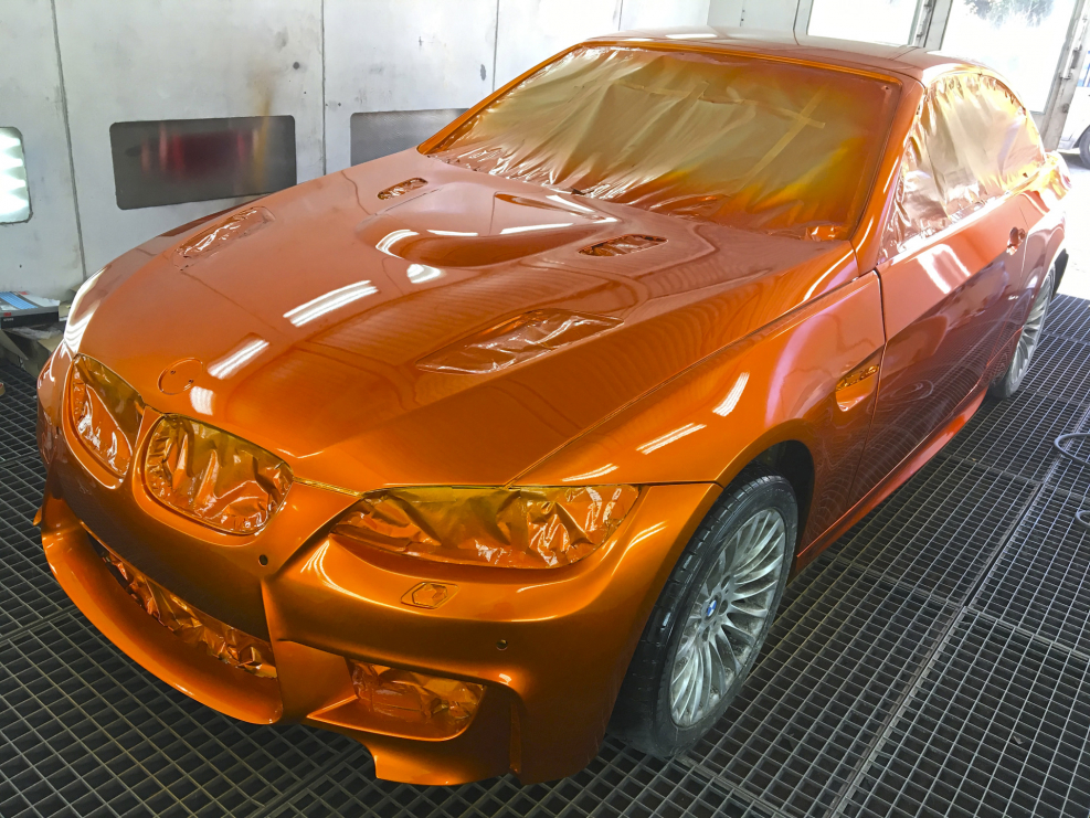 Краска авто Канди оранж