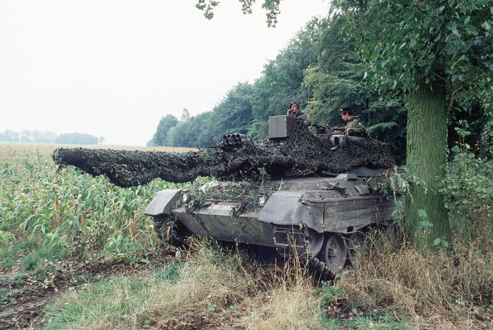 Leopard 2 маскировочная сеть