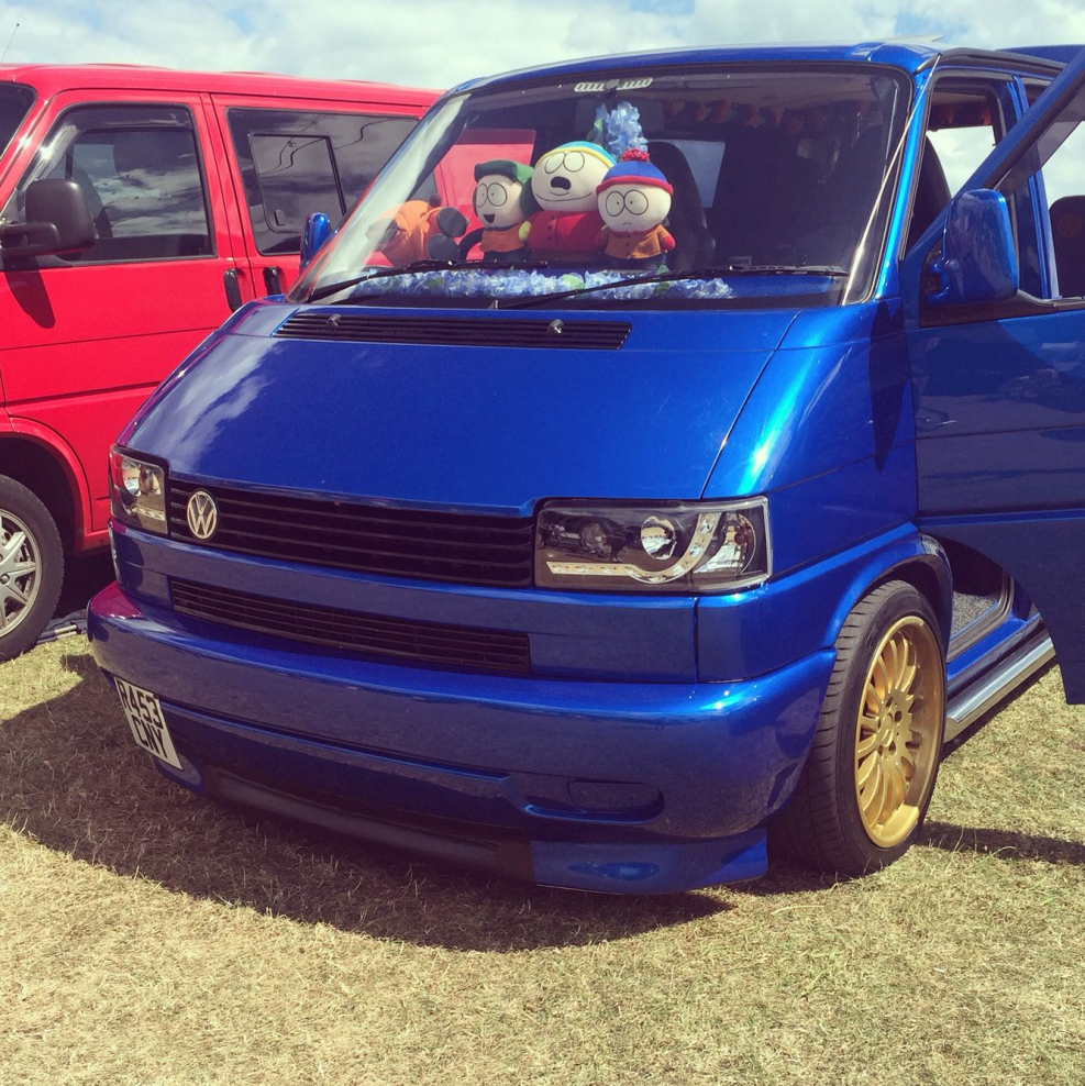 Volkswagen Transporter t4 синий