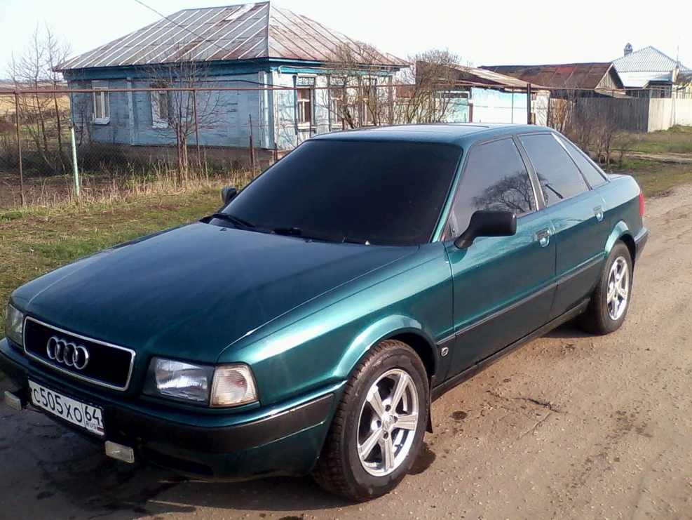Ауди 80 б4 зеленая