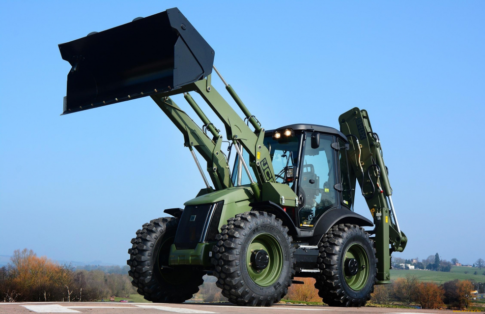 JCB 4cx милитари