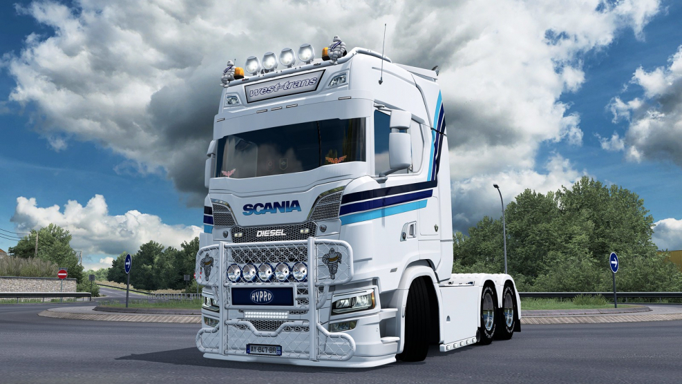 Scania s500 тягач