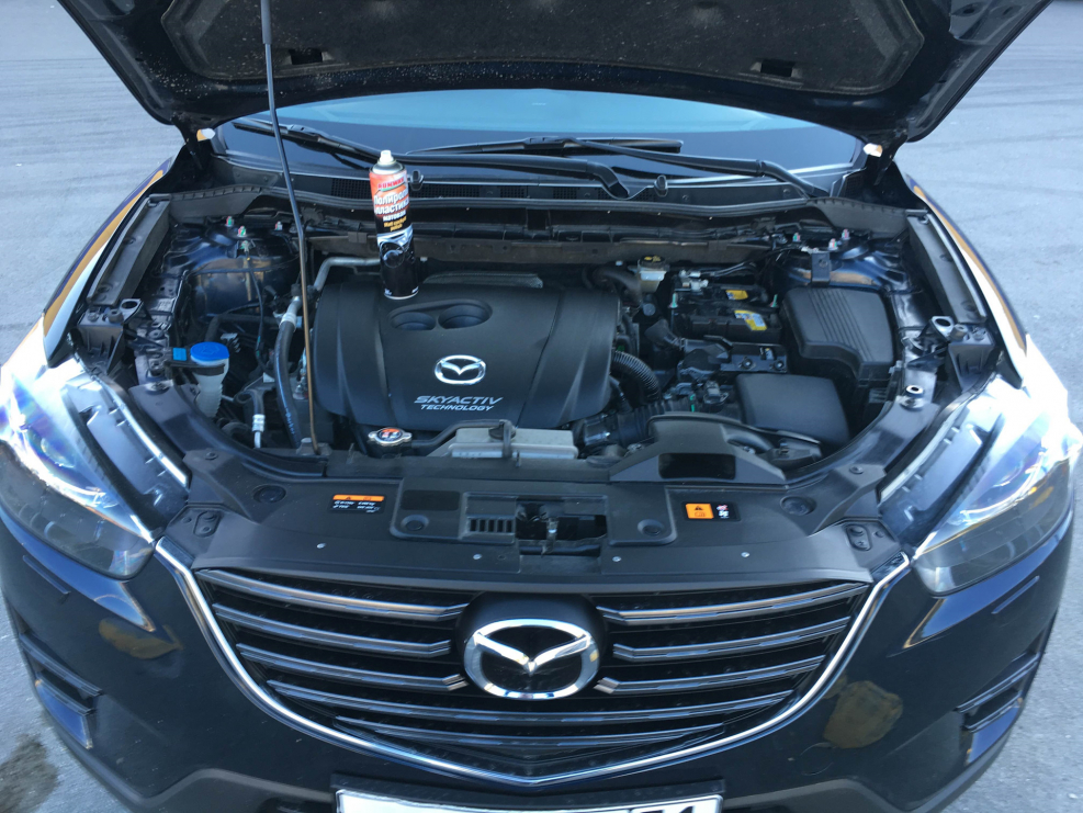 Mazda CX 5 подкапотное пространство