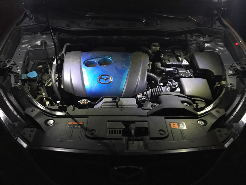 Mazda CX 5 подкапотное пространство