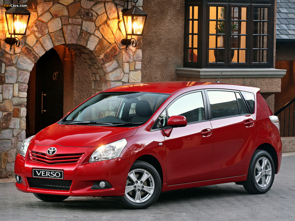 Toyota Verso 2009 2012