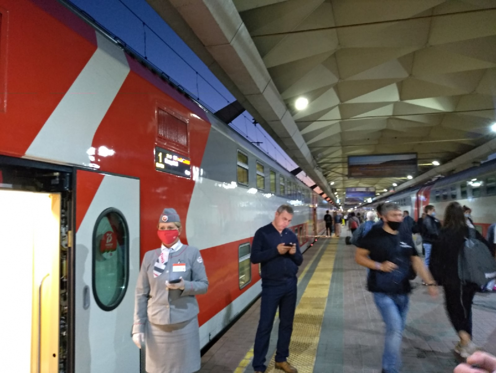 Двухэтажный поезд Санкт-Петербург Петрозаводск
