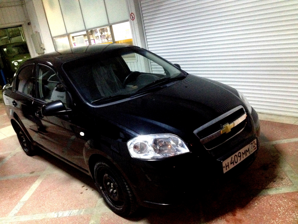 Chevrolet Aveo 2012 черный