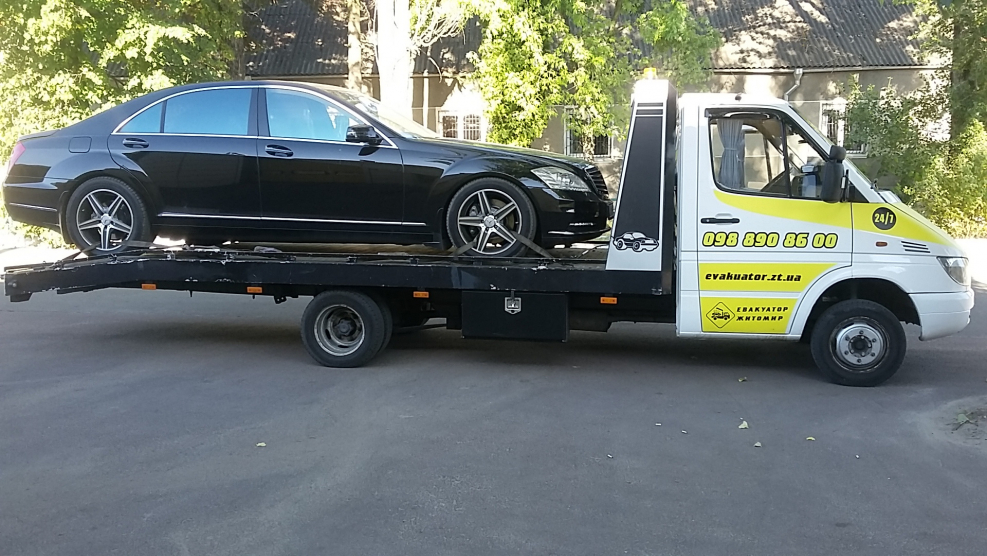 Mercedes 611 эвакуатор