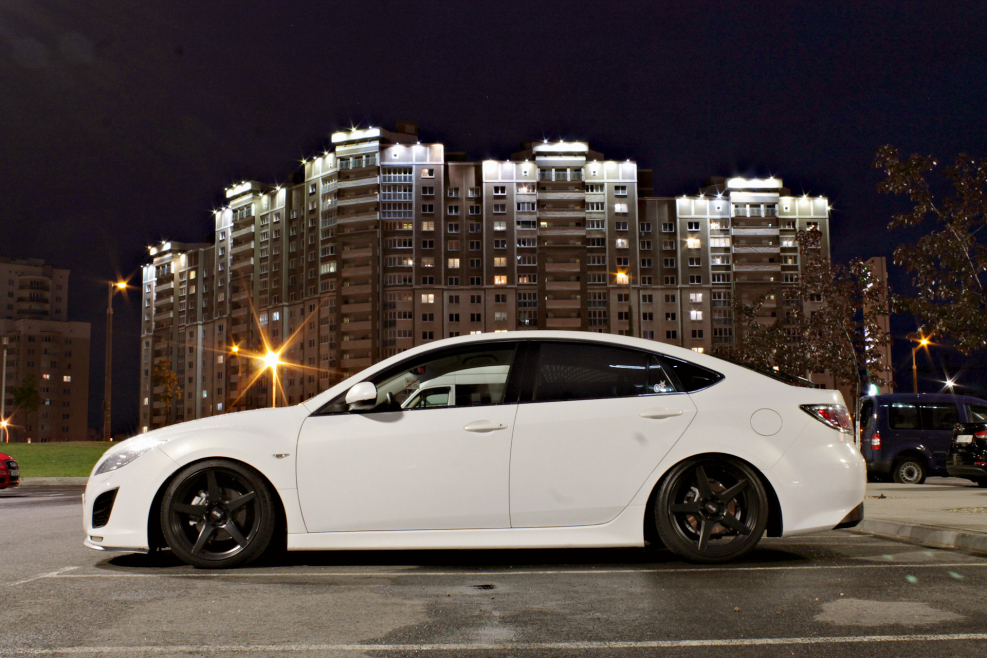 Mazda 6 GH белая r19