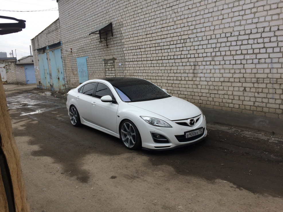 Mazda 6 GH белая r19