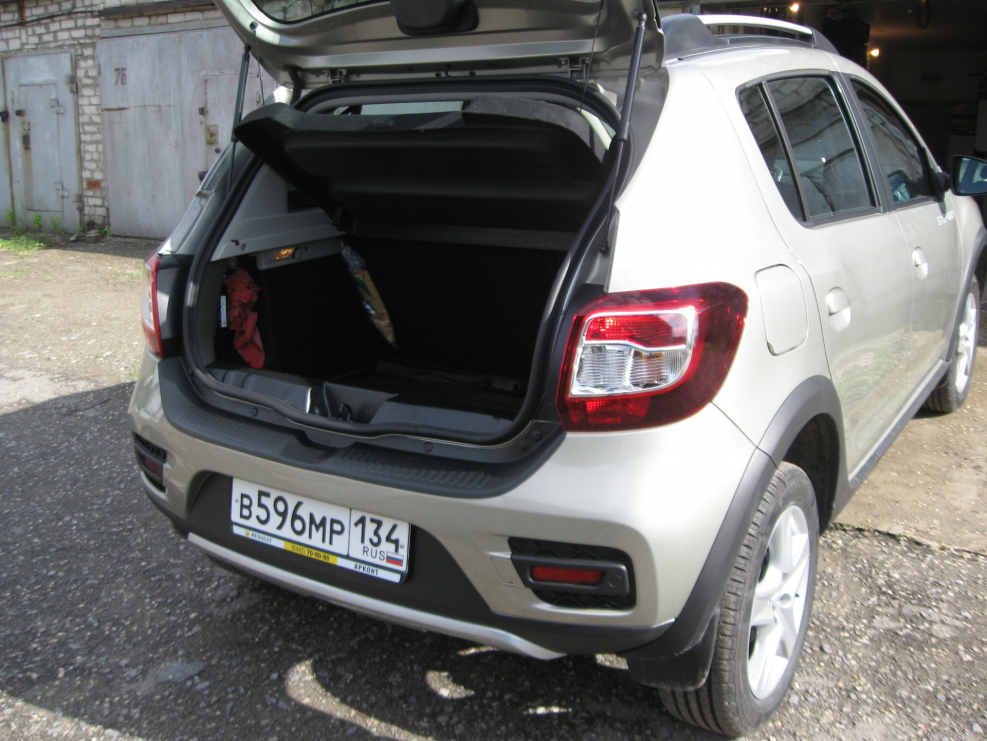 Рено Stepway Sandero багажник