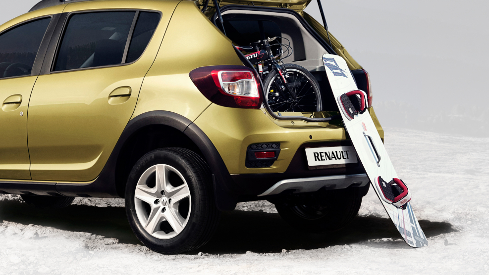 Багажный отсек Renault Sandero Stepway 2 и Logan