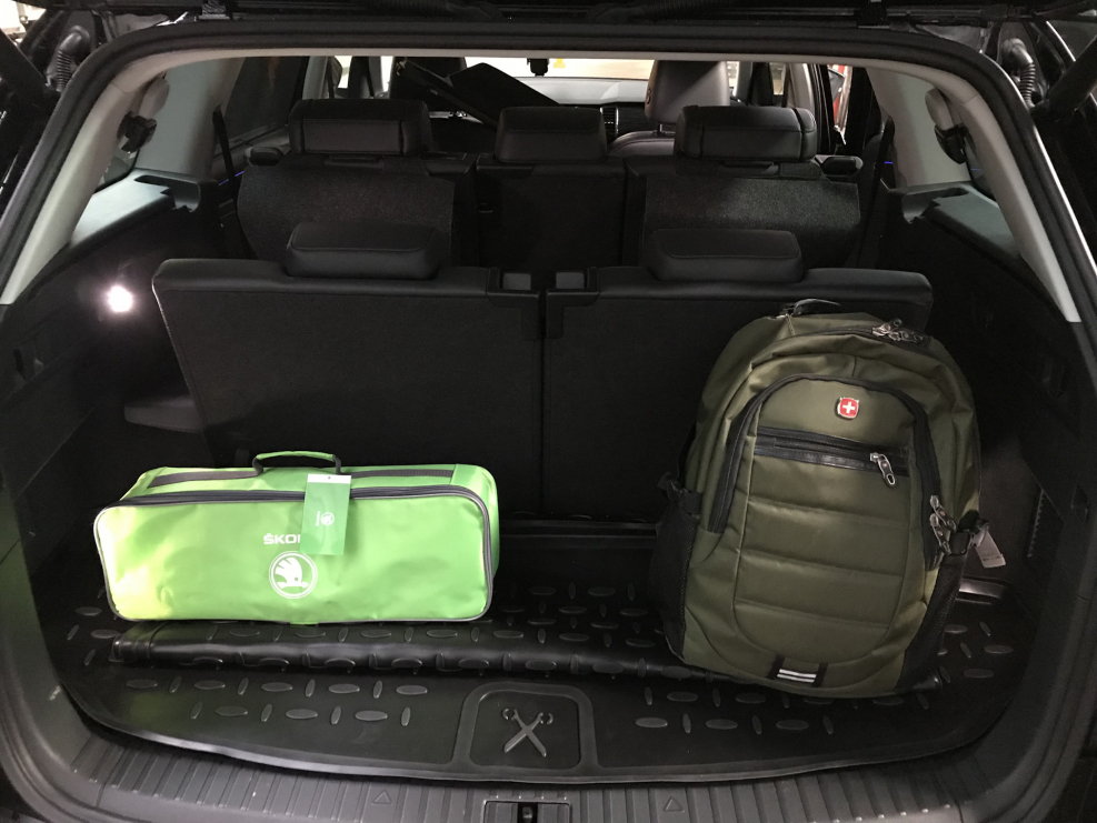 Skoda Kodiaq Active багажник