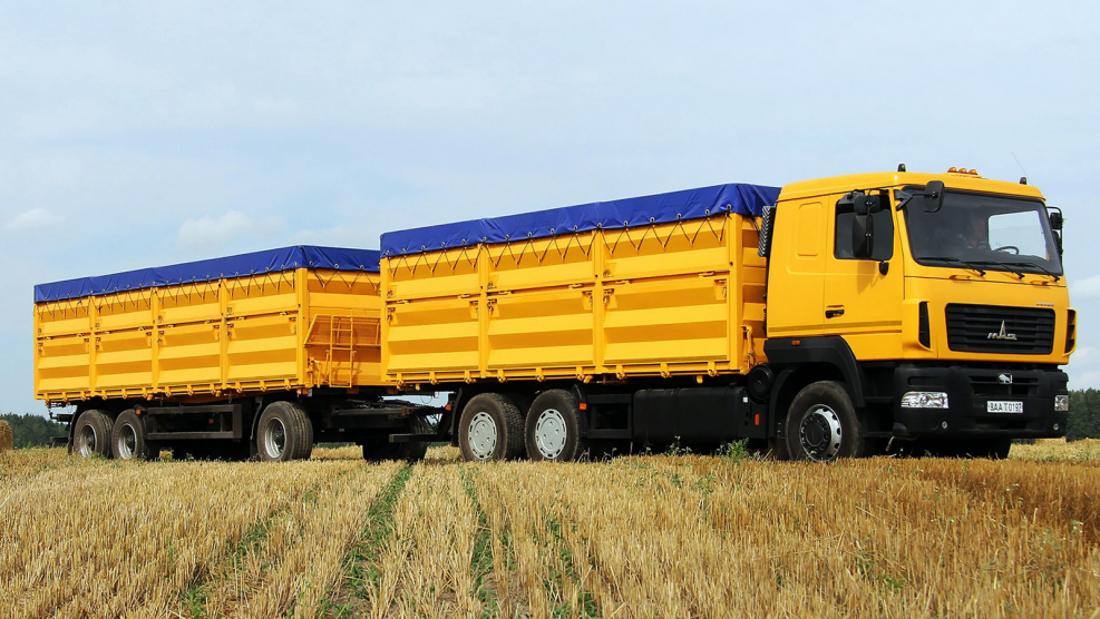 МАЗ 6501в9 самосвал зерновоз
