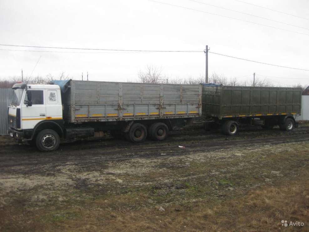 МАЗ 6303а5 с прицепом