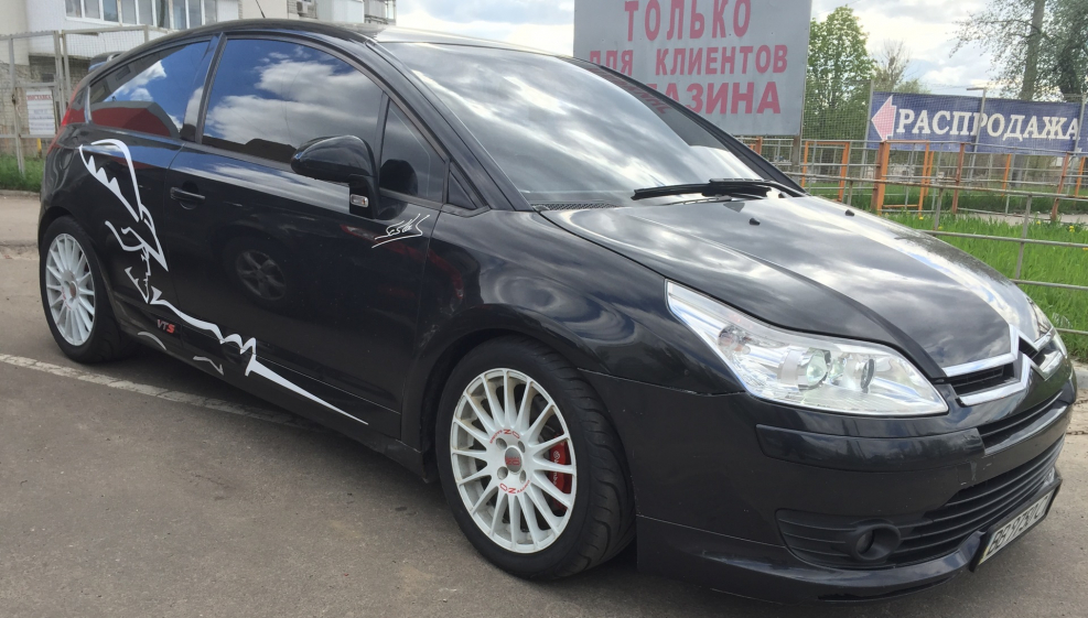 Citroen c4 2012 сплиттеры