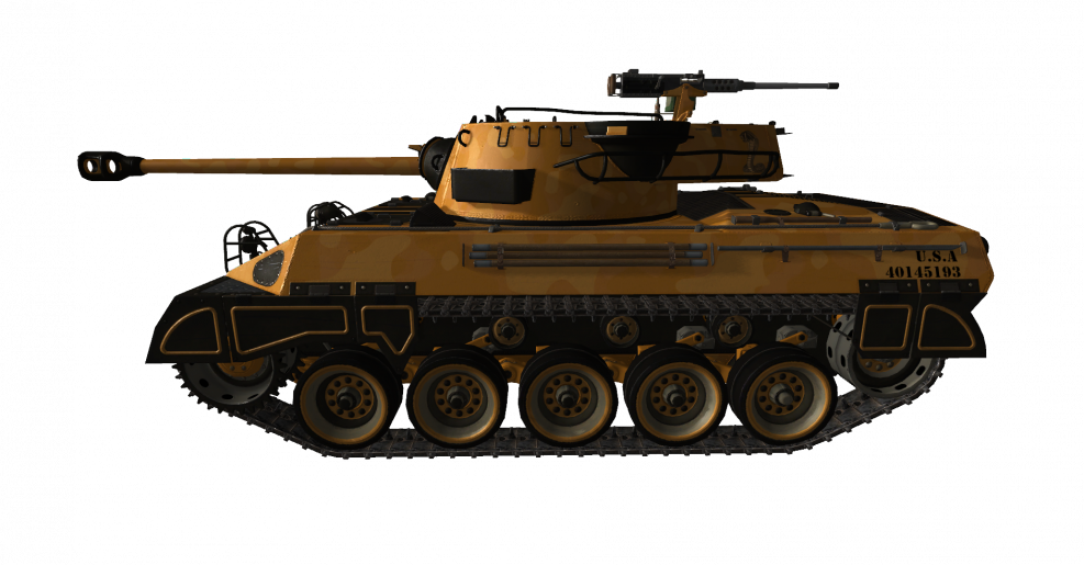 Hellcat танк сбоку