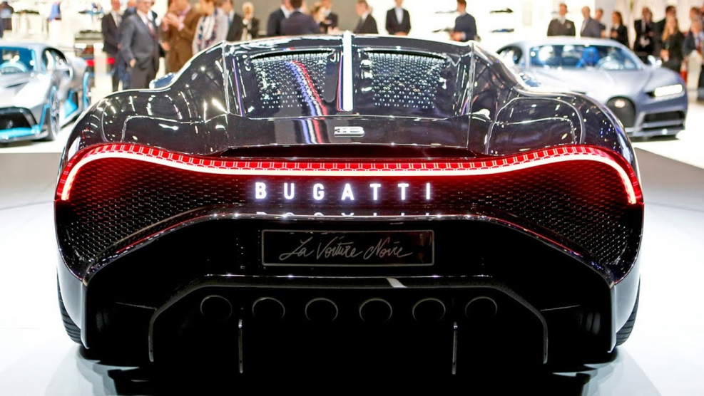 Новый Бугатти 2019 la voiture noire
