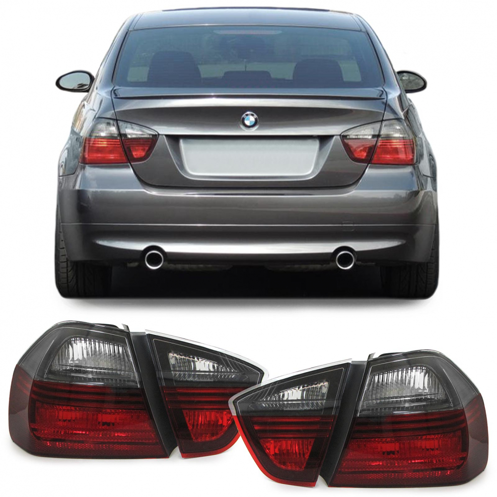 BMW e90 фонари Black line