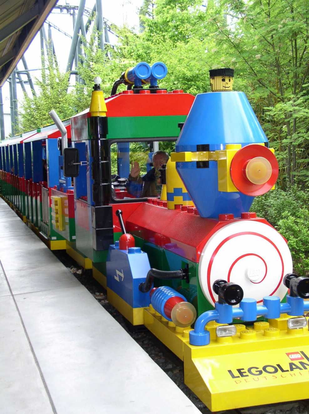 Legoland паровоз аттракцион