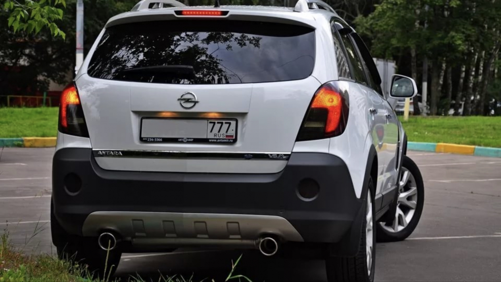 Opel Antara тонировка фар