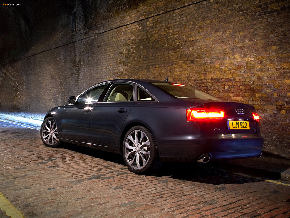 Audi a6 c6 ночью