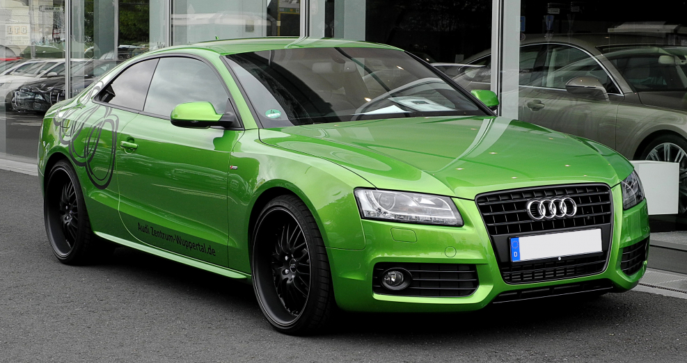 Audi a5 Coupe Green