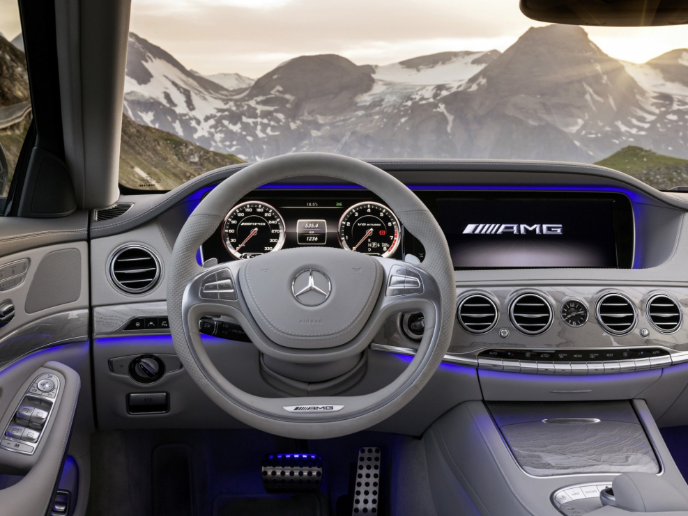Mercedes Benz s63 AMG w222 салон