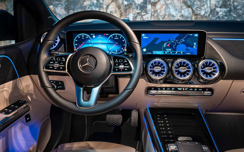 Mercedes Benz s class 2019 приборная панель