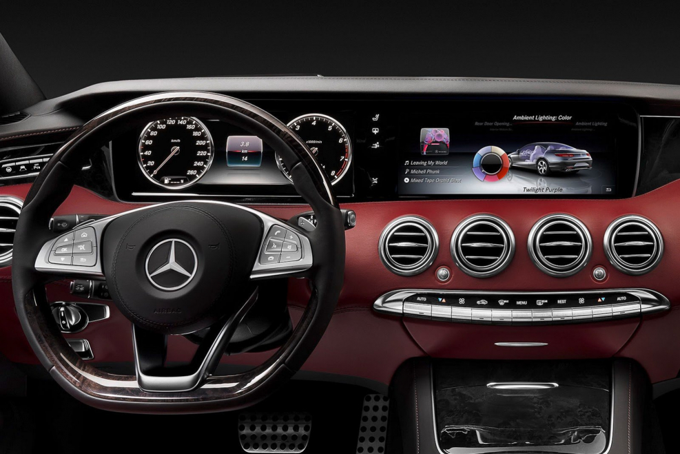 Mercedes s class w223 панель