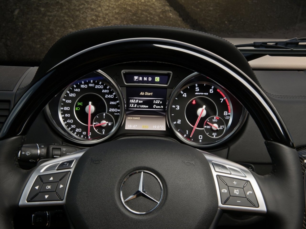 Mercedes Benz g63 приборная панель