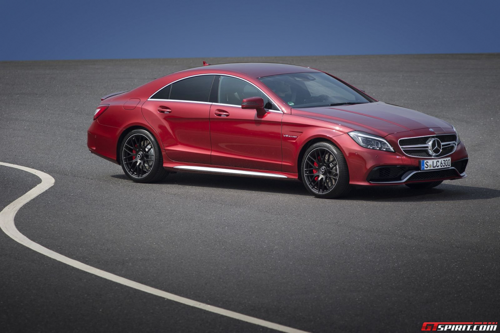 CLS 63 AMG 2015 вишневый