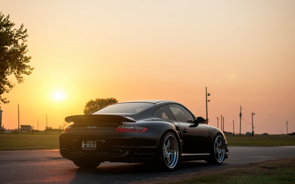 Порше 911 997 черный